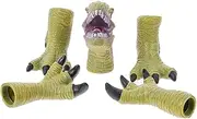 CLISPEED 1Set Dinosaur Hand Puppets for Interactive Play Finger Puppets for Imagination Parent Bonding Safe Material Dinosaur