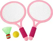 SUPVOX 1 Set Tennis Racket Set Rackets Soft Balls for Outdoor Indoor Play for Beautifully Crafted Badminton Parent Bonding and Fun Activities