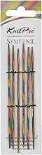 KnitPro KP20126 10 cm x 2.25 mm Symfonie Double Pointed Needles, Multi-Color