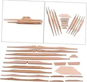 GLSTOY 17pc Spruce Brace Wood Kit for Guitar Diy Gs307 Acoustic Guitar Luthier Accessory