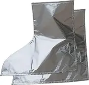 Fireproof Clothes Composite Aluminium Foil Coveralls Anti Thermal Radiation Suit, Foot Protection