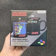 Official Licensed Super Nintendo Super Mario World Heat Change Mug Brand New