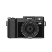 4K Digital Camera for Photography, Autofocus 48MP Vlogging Camera for YouTube, 3 inch 180 Degree Flip Screen Compact Video Camera