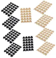 [ULTECHNOVO] 10 Sheet DIY Photo Corners Stickers Self Adhesive Vintage Corners for Scrapbooks Memory Books and Picture Albums Ample Supply for Creative Craft Projects