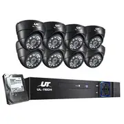 UL-tech CCTV Security System 8CH DVR 8 Cameras 1TB