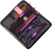 Professional PET Grooming Scissors Kit,Coated Titanium,Sharp and Strong Stainles