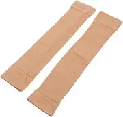 [EXAOMBLE] Compression Arm Sleeves for Men Women Lightweight Forearm Protectors for Sports Yoga Elastic Stretchy Design for Scars Skin Texture Improvement Unisex Protective Sleeves