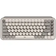 Logitech POP Keys Wireless Keyboard Mist Sand