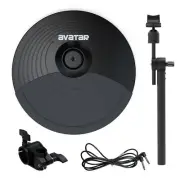 10" Dual-zone Cymbal With Choke Universal Expansion Cymbal Bundle for Electro...