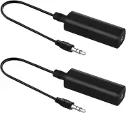 2 Packs Ground Loop Noise Isolator for Car Audio/Home Stereo System, Ground Loop