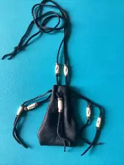 Leather Medicine, Crystal , Metaphysical Bag