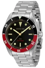 Invicta Men's 34334 Pro Diver Automatic 3 Hand Black Dial Watch