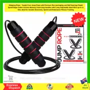 FIT MASSAIR Skipping Rope - Tangle-Free Jump Rope with Premium Box packaging and