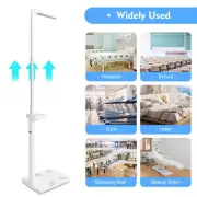 Medical Digital Scale Professional Physician Scale for Weight Height 440LB White