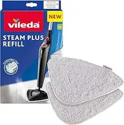 Vileda Steam Mop Refill Pads, Pack of 2, White