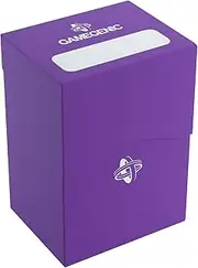 Gamegenic 80 Sleeves Card Deck Holder Box, Purple