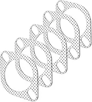 5pcs/Lot 2.5 inch=63mm Car Engine Exhaust Gasket Universal Exhaust Pipe Gasket With Two Holes spare parts