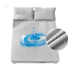 Waterproof Mattress Protector Cover For Striped Bed Fitted Sheet Pad Bed Cover