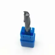 HRC50 TiALN Coated Solid Carbide End Mill 1mm-25mm 2-Flute CNC Cutter