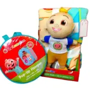 Cocomelon JJ Bath Towel / Pop-up Hamper Set NIP