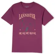 Game of Thrones House Lannister Men's T-Shirt - Burgundy