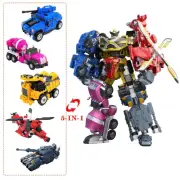 Miniforce Penta X Ranger Transform Robot 5 in 1 Deformabl Car Bot Action Figure