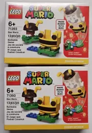 2 Lego Super Mario 71393 New Bee Mario 13 Pcs Each Set Two Boxes