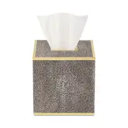 Aerin Faux Shagreen Tissue Box Cover