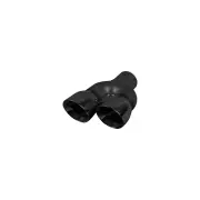 Redback Exhaust Tip RH 63mm In 76mm Out Black Matt for Holden Commodore VE