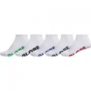 Globe - Stealth Ankle Socks White 5 Pack