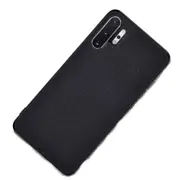 2PC For Galaxy Note 10+ Shockproof Cloth Texture PC + TPU Protective Case (Black)