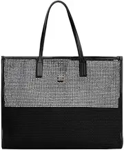 [Tommy Hilfiger] Summer Beach Tote Bag with Magnetic Closure