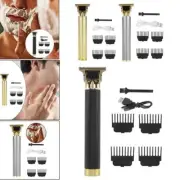 USB Rechargeable Beard, Mustache & Beard Trimmer for Detailing & Grooming with 4