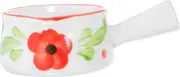 AUTSUPPL Ceramic Milk Storage Cup with Handle Versatile Sauce Dish Condiment Bowl Lightweight and Portable Milk Kettle for Side Dishes Desserts and Appetizers