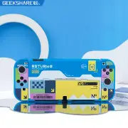 GeekShare Anti-Scratch Protective Case for Nintendo Switch OLED Blue Contrast