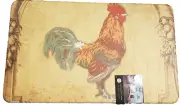ANTI-FATIGUE NON SLIP FLOOR MAT (18"x30") PVC, ROOSTER # 1, lt tail, Master Chef