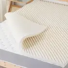 , 1-Inch Convoluted Copper-Infused Memory Foam Mattress Toppers, Cooling and ...