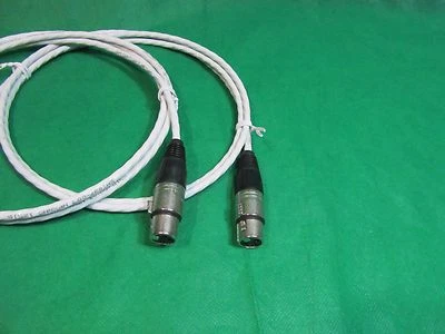 10' SILVER PLATED MIL-SPEC MIC BALANCED XLR INTERCONNECT FOR KRELL AMPLIFIERS.