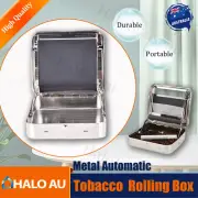 Metal Automatic Cigarette Tobacco Roller Roll Rolling Machine Box Case Tin OG