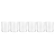 6pc Krosno Harmony 500ml Glass Tall Tumbler Set Wine/Juice Party Drinkware Clear