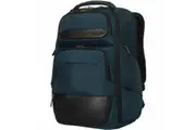 Targus HeritageLuxe TBB65602GL Carrying Case (Backpack) for 38.1 cm (15") to 40.6 cm (16") Notebook - Blue - RFID Resistant - Leather Body - Shoulder