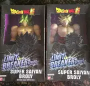DRAGON BALL Z Super Saiyan Broly Action Figures 13 in - SET OF 2 NEW IN BOX!!