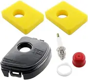 HURI 595660 590581 Air Filter Cover 799579 for Briggs & Stratton 300E 450E 500E Serie 594281 799579 595660 Lawn Mower Lawnmower AU