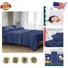 Elegant Egyptian Cotton 1500 TC Sheet Set - California King, Breathable Comfort