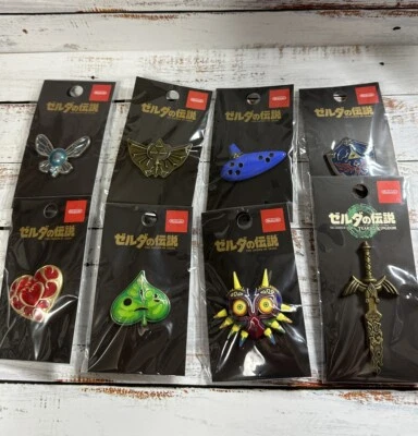 Legend of Zelda Pin Set, Set Of 8 Tears of the Kingdom, Nintendo Store Japan
