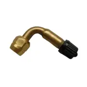 Extension Cord Curved 90 Schrader Model Rigid IN Metal 307630165 RIDEWILL BIKE
