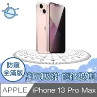 在飛比找PChome24h購物優惠-宇宙殼 iPhone 13 Pro Max 全滿版9H靜電型