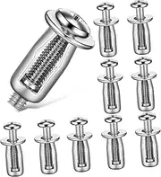 ibasenice 10Pcs Hollow Wall Anchor Expansion Nuts with Screws Durable Jack Fixing Nuts for Hollow for Hanging Items Hollow Doors