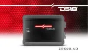 DS18 ZR600.4D Class D 4 Channel Full Range Car Amplifier Speaker Subwoofer Amp