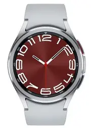 Samsung Galaxy Watch6 - 16GB - Bluetooth - 47mm - Silver - Classic (Stainless Steel) - Silver - Sports Band - Fluoroelastomer - Refurbished (Excellent Condition)